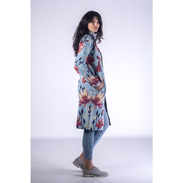 BAIKA Štrikani kaput za žene - Japanski vrt - KOJAP