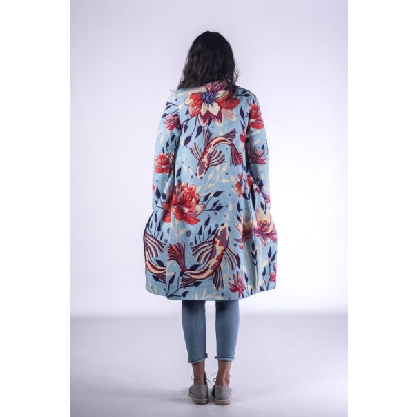 BAIKA Štrikani kaput za žene - Japanski vrt - KOJAP