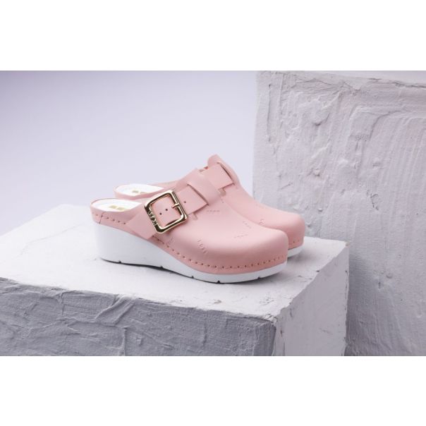 LEON Ženska papuča Bakkar II- roze - 1024-RO
