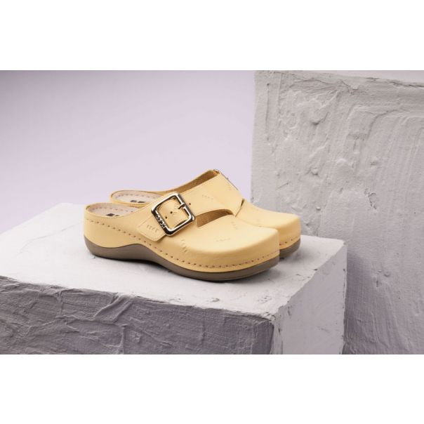 LEON Ženska papuča Bakkar III-zuta - 933-ZU