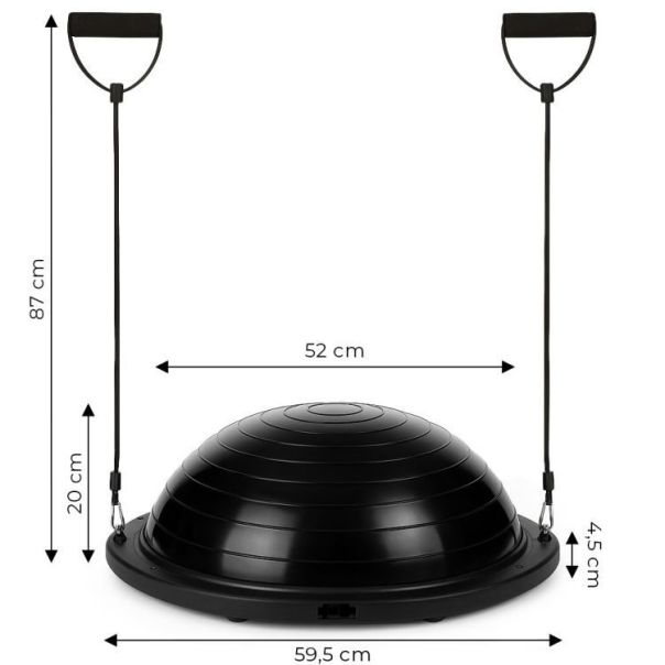 MODERNHOME Balans platforma sa ekspanzerima, half ball balans trener + pumpa, - EP2752030