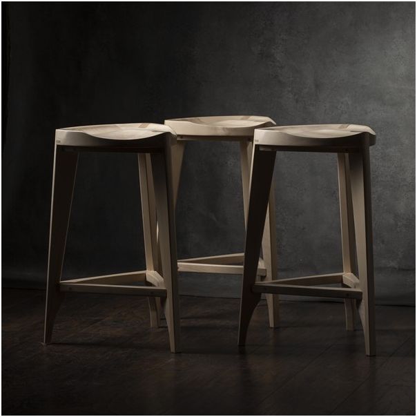 MEDA FURNITURE Drvena barska stolica Terca Javor - JavoTerIzd35