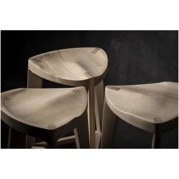 MEDA FURNITURE Drvena barska stolica Terca Javor - JavoTerIzd35
