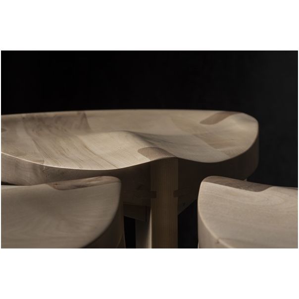 MEDA FURNITURE Drvena barska stolica Terca Javor - JavoTerIzd35
