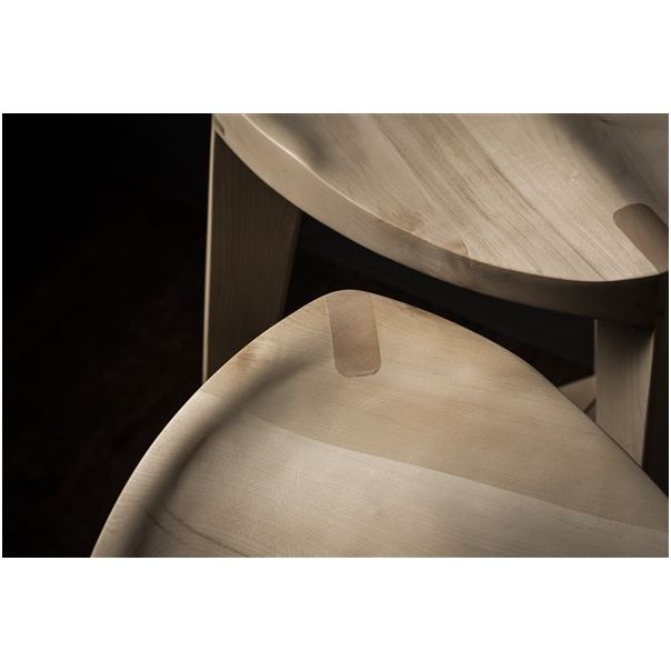 MEDA FURNITURE Drvena barska stolica Terca Javor - JavoTerIzd35
