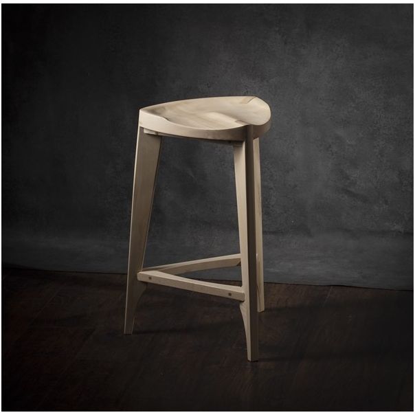 MEDA FURNITURE Drvena polubarska stolica Jasen - JasPBIzd35