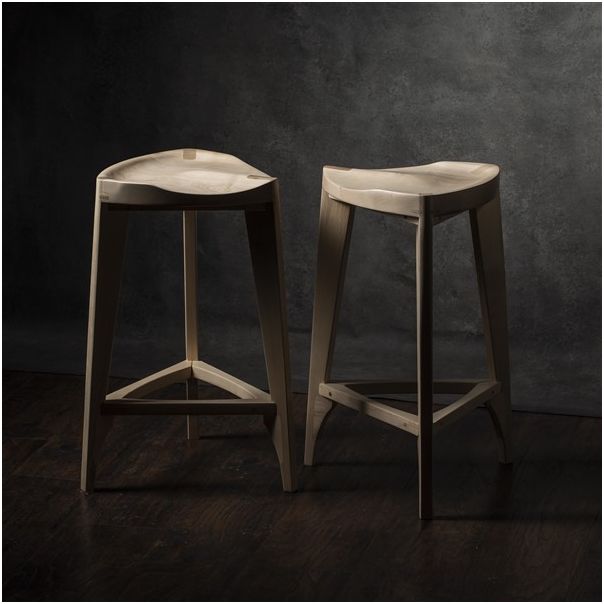 MEDA FURNITURE Drvena barska stolica Terca Javor - JavoTerIzd35