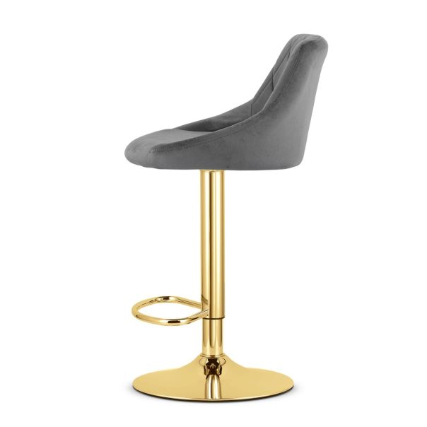 OSKAR Barska stolica kast grey / gold baza - EP2894080