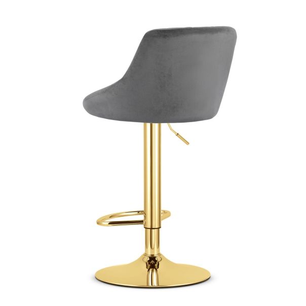 OSKAR Barska stolica kast grey / gold baza - EP2894080