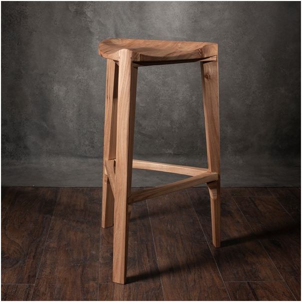 MEDA FURNITURE Drvena barska stolica Brest 40cm - BrestTerIzd40