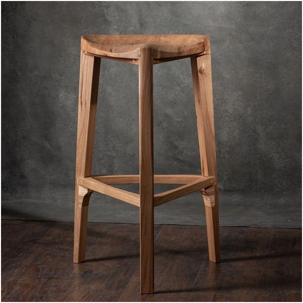 MEDA FURNITURE Drvena barska stolica Brest 40cm - BrestTerIzd40