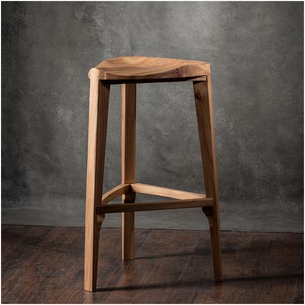MEDA FURNITURE Drvena barska stolica Brest 40cm - BrestTerIzd40