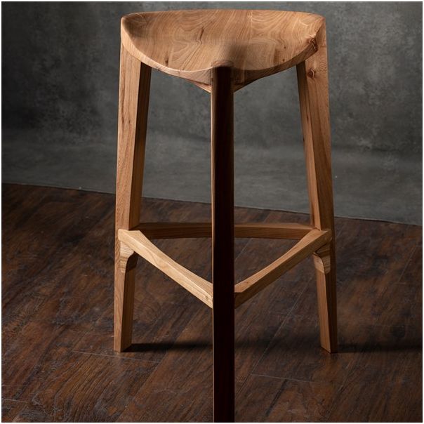 MEDA FURNITURE Drvena barska stolica Brest 40cm - BrestTerIzd40