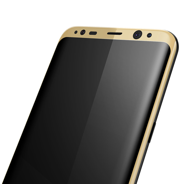 Zaštitno staklo za Samsung S8/ G950 zlatno. Baseus 3D - SGSAS8-3D0V