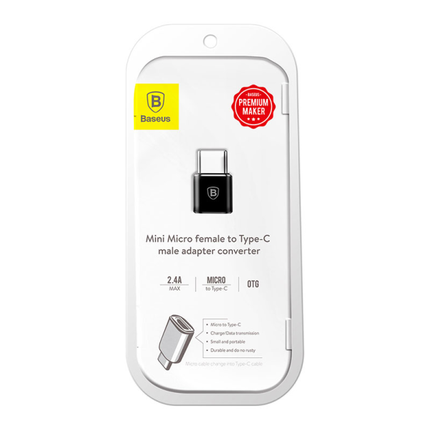 Adapter Baseus Type-C muski na Micro USB zenski - CAMOTG-01