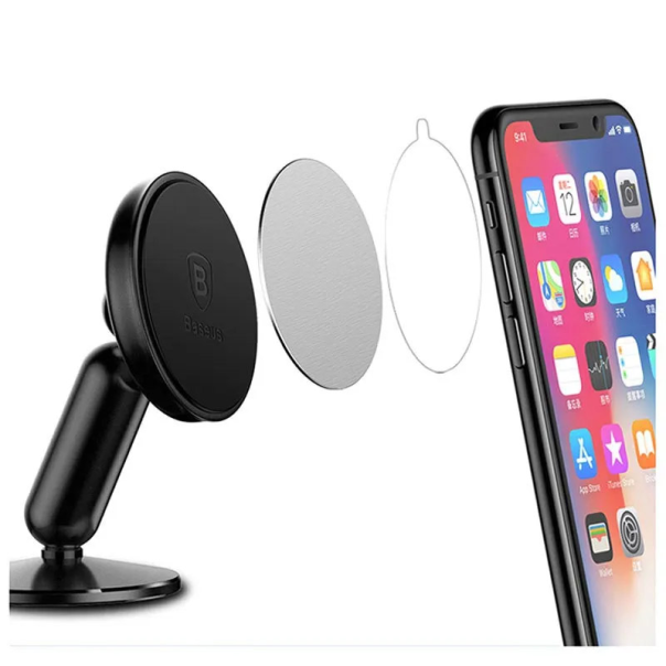 Auto držač za telefon Baseus Bullet crni - SUYZD-01