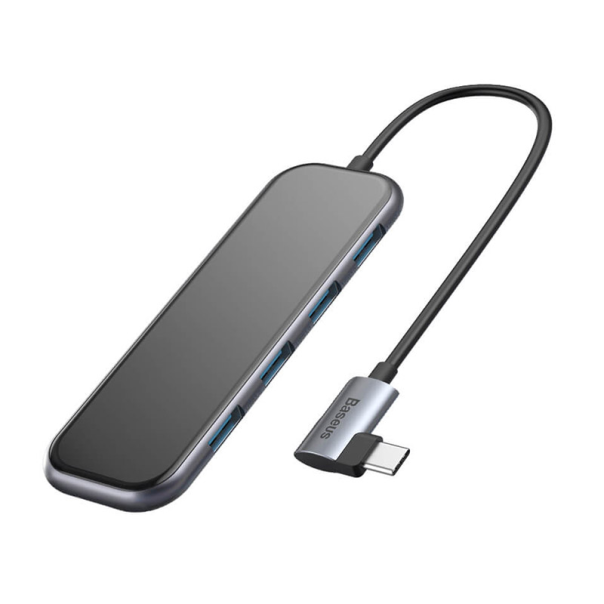Baseus Multi-functional HUB Type-C 4xUSB 3.0 sivi - CAHUB-EZ0G