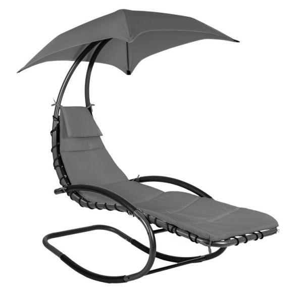 MODERNHOME Baštenska ležaljka / ljuljaška Hamak, siva - PH158A GRAY