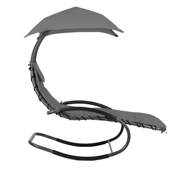 MODERNHOME Baštenska ležaljka / ljuljaška Hamak, siva - PH158A GRAY