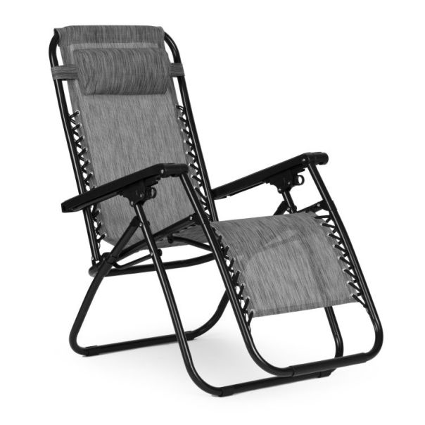 MODERNHOME Baštenska fotelja Zero gravity, siva - ZRL009 GRAY