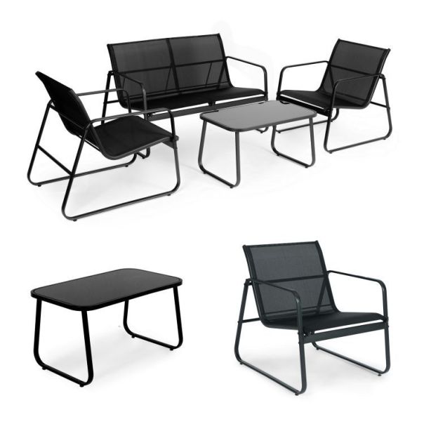 BOLZZ Baštenska set Yiwi, crna - BOLYIWSET