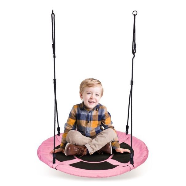 ECO TOYS Baštenska ljuljaška 100 cm, roze - ecotoys - EP3003412