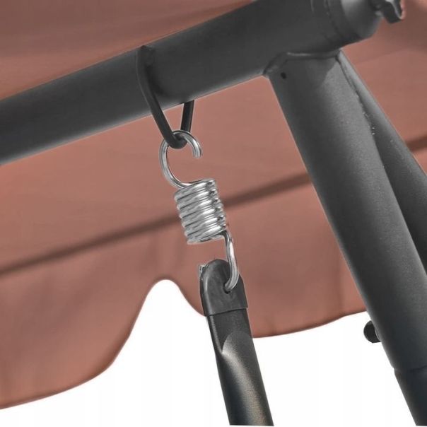 MULTIGARDEN Baštenska ljuljaška/ležaljka 2u1, braon - G2025-B BROWN