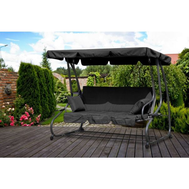 MULTIGARDEN Baštenska ljuljaška/ležaljka 2u1, siva - G2025-B GREY