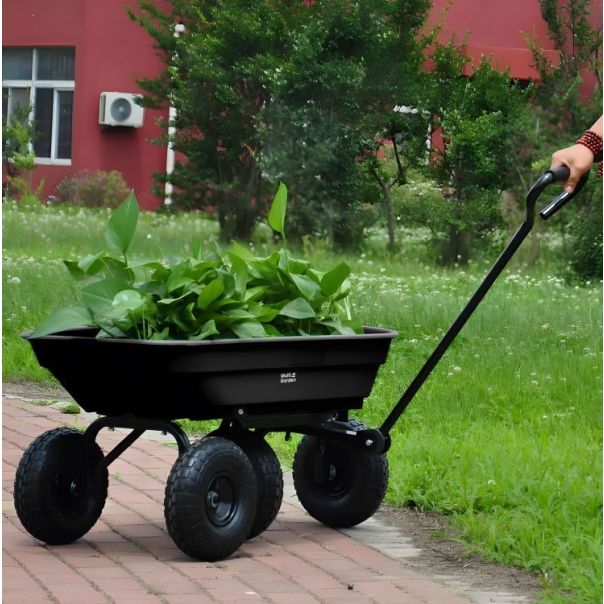 MULTIGARDEN Baštenska transportna kiperska kolica, nosivosti do 200kg, - 1015-1-1