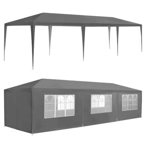 MULTIGARDEN Baštenski šator 3x9m, siva - PAW 3X9 gray