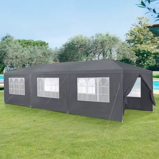 MULTIGARDEN Baštenski šator 3x9m, siva - PAW 3X9 gray
