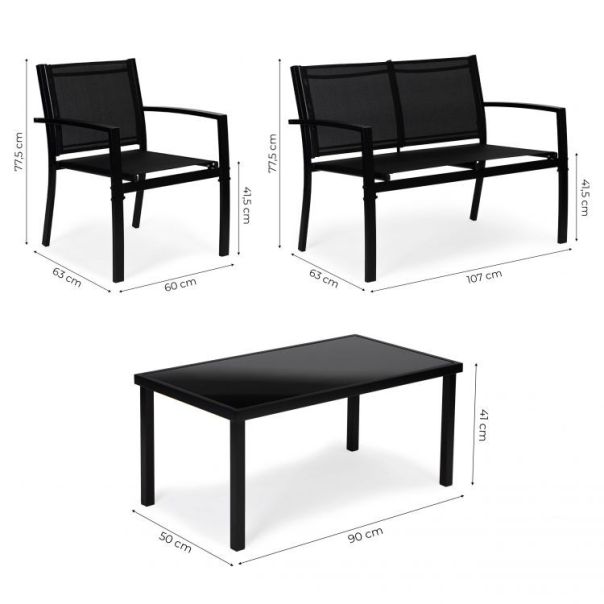 MODERNHOME Baštenski set Eva - FR-ITS020