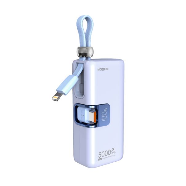 MOXOM Power bank MX-PB08 5000mAh, plava - BAT2675