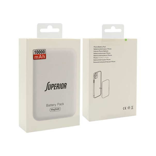 SUPERIOR Power bank MagSafe 15W 10000 mAh, ljubičasta - BAT2680