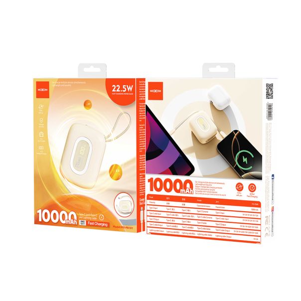 Power Bank Moxom MX-PB181 fast charging 22.5W 10000 mAh bez - EP2940838
