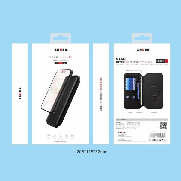 Power Bank WALLET 10000mAh crni - EP3044237