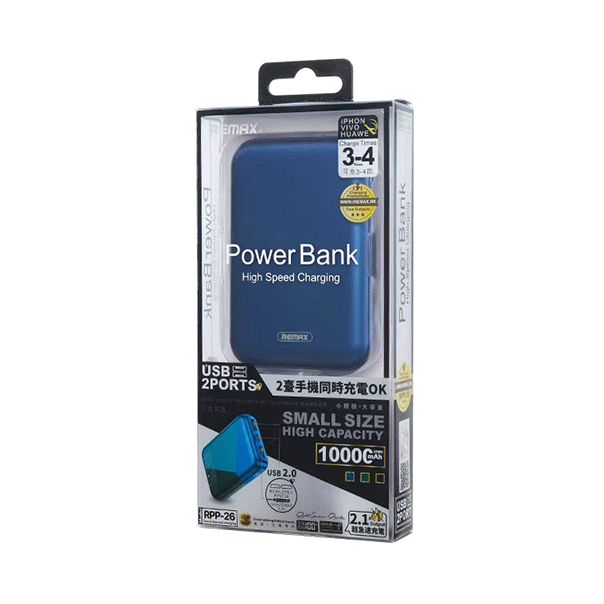 REMAX Power Bank Nowe RPP-26 20000mAh, plava - BAT9038