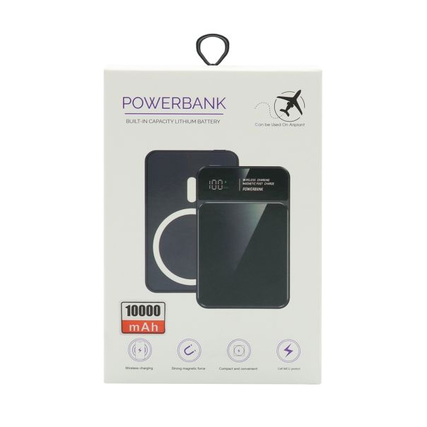 Power bank MagSafe M100 15W PD 20W+22.5W Fast 10000mAh, crna - BAT9345