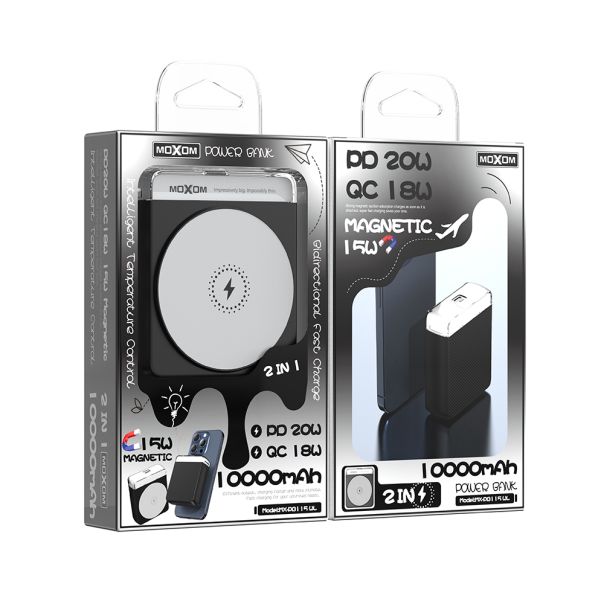 MOXOM Power bank MagSafe MX-PB115 PD20+ QC18W 10000mAh - BAT9372