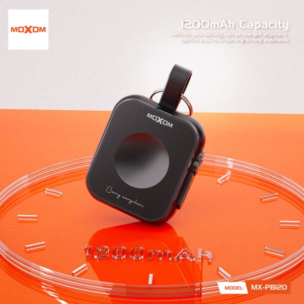MOXOM Power bank MX-PB120 za pametni sat, 1200mAh - BAT9373