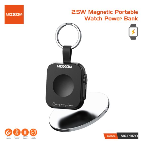 MOXOM Power bank MX-PB120 za pametni sat, 1200mAh - BAT9373