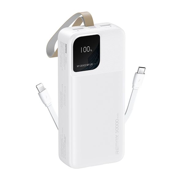 REMAX Power Bank Rellaen Series RPP-659 2.4A 30000mAh, bela - BAT9383