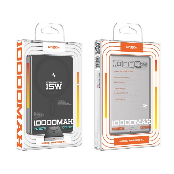 MAXOM Power bank MagSafe MX-PB122 PD20W+ QC18W 10000mAh - BAT9396