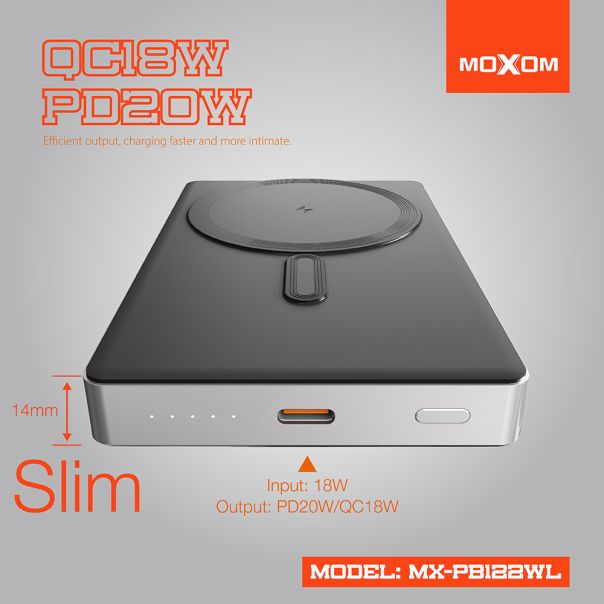 MAXOM Power bank MagSafe MX-PB122 PD20W+ QC18W 10000mAh - BAT9396