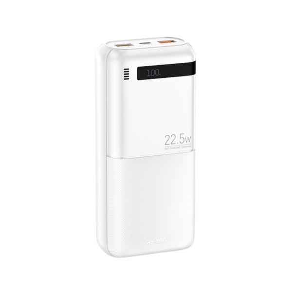 REMAX Power Bank Piloteer 20W PD+22.5W QC 20000mAh RPP-72, bela - BAT9416
