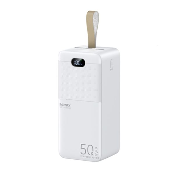 REMAX Power bank Piloteer 20W PD+22.5W 2.4A 50000mAh RPP-117, bela - BAT9432