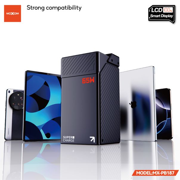 Power Bank Moxom MX-PB187 Esports high power fast charging 65W 50000mAh 4A crni - EP2941975