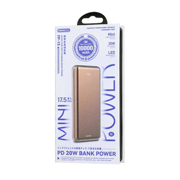 Power Bank REMAX FP-15 PD20W Fast charge 10000mAh zlatni - EP2939389