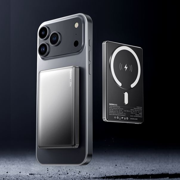 Power Bank MagSafe REMAX CX09 PD 20W + wireless 15W 10000mAh sivi - EP2943454