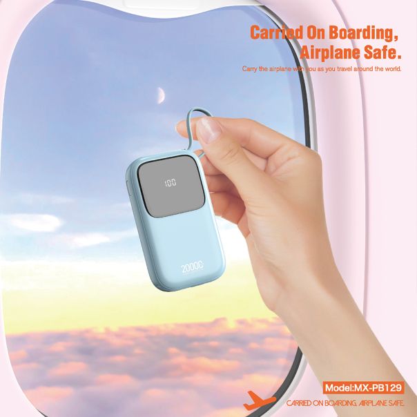 MOXOM Power bank MX-PB129 PD20W + QC18W + SCP22.5W 20000mAh, plava - EP2963776